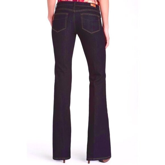 PAIGE LAUREL CANYON BOOTCUT LOW RISE DENIM JEANS - 26 - USA MADE! - Picture 2 of 9